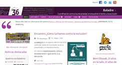 Desktop Screenshot of coordinacionbaladre.org